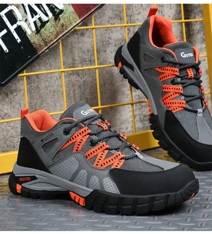 safety sneakers work man safety shoes Work shoes with steel toe anti puncture work  anti-slip boots indestructible shoes for men
