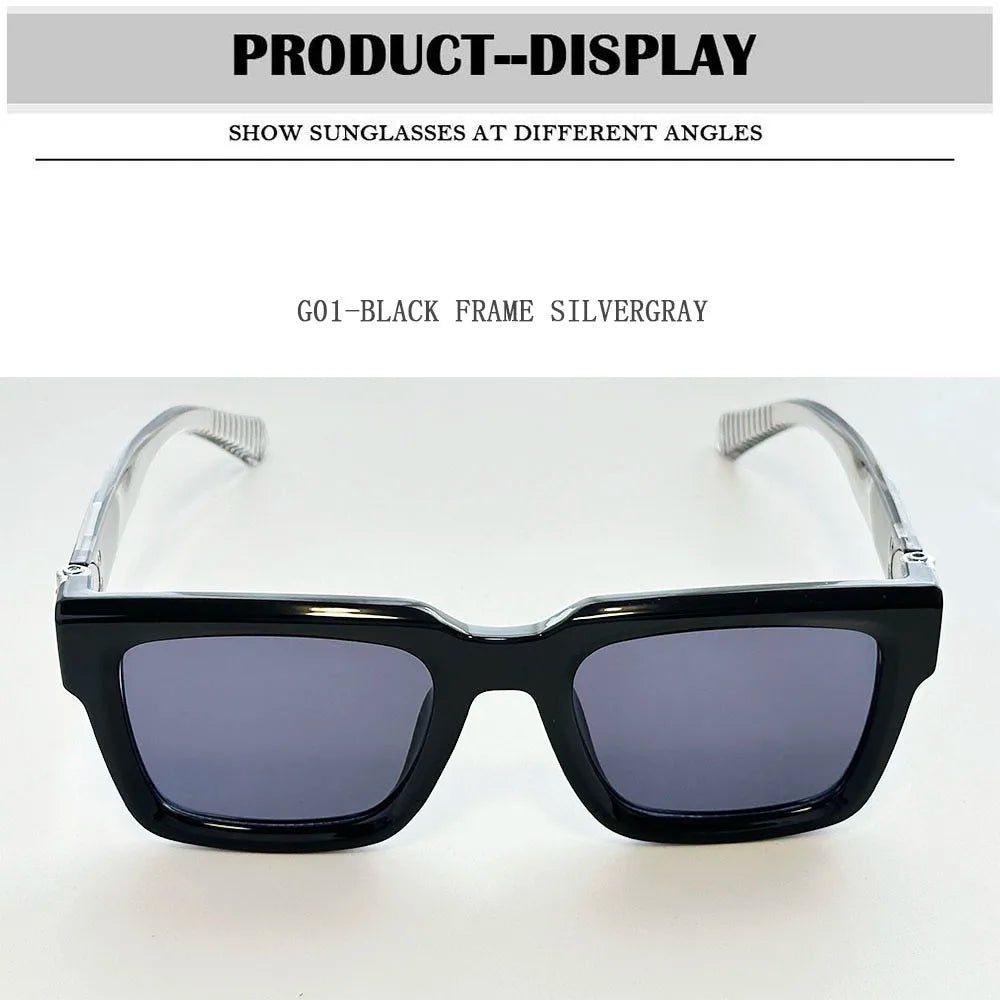 2026 Square Sunglasses Women Trendy Vintage Luxury Sunglass Men Fashion Glasses Gafas De Sol Hombre Luxe Lunette Soleil Femme