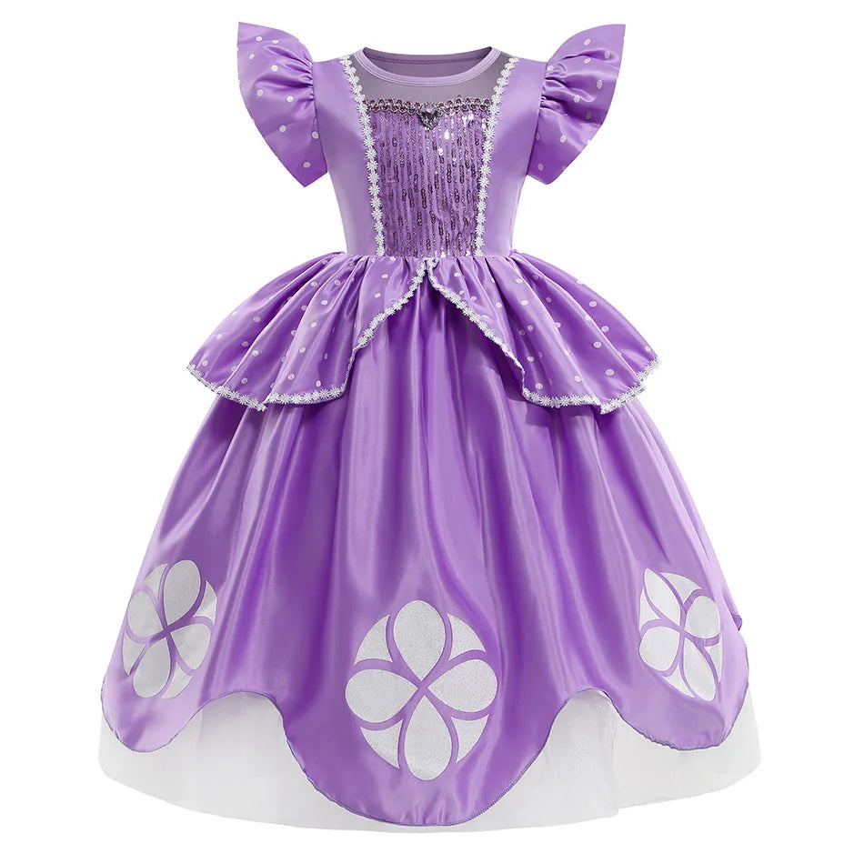 Sofia Costume the First Dress for Girls Princess Costumes Children Princess Dress Birthday Party Sophia Kids Prom Dresses