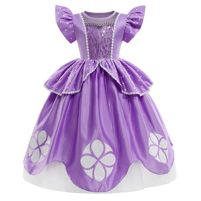 Sofia Costume the First Dress for Girls Princess Costumes Children Princess Dress Birthday Party Sophia Kids Prom Dresses
