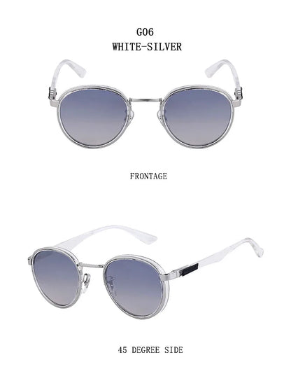 Fashion Oval Sunglasses For Men Luxury Retro Glasses Vintage Sunglasses Women Trendy And Fashionable Gafas De Sol Hombre Okulary