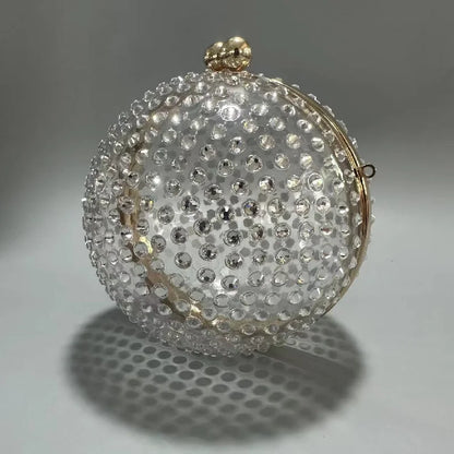 Handbag Ball Acrylic Wedding Banquet Bag Beach Crossbody Shoulder New Vacation Diamond Luxury Women's Elegant Handbags Purses