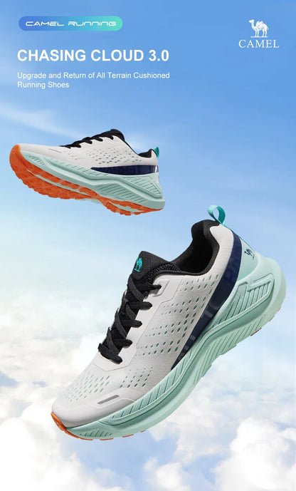 GOLDEN CAMEL Running Shoes for Men Women Sneakers Soft Sole Sports Shoes Lightweight Shock Absorb Breathable Casual Thick Soled