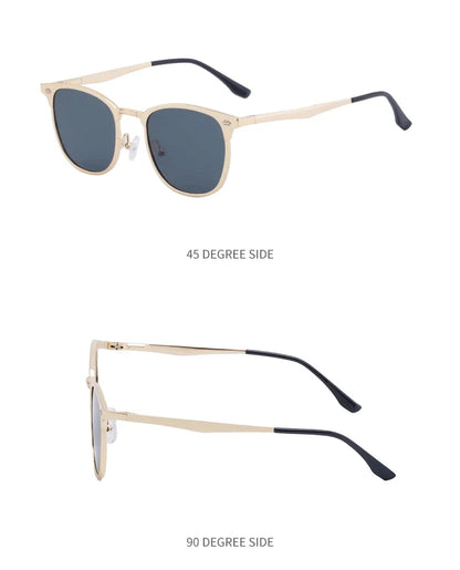 New Arriavl Square Sunglasses Men 2026 Luxury Brand Metal Frame Retro Punk Sun Glasses Male Driving Shades Vintage Eyewear UV400