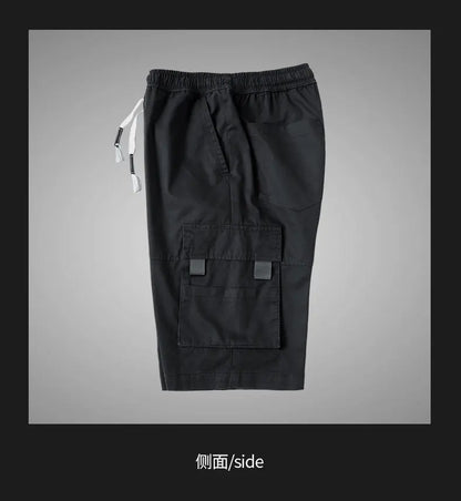 Mens Summer New Trendy Brand Five Point Cropped Pants High Quality Cargo Shorts Mens Plus Size Sports Casual Fashion Shorts