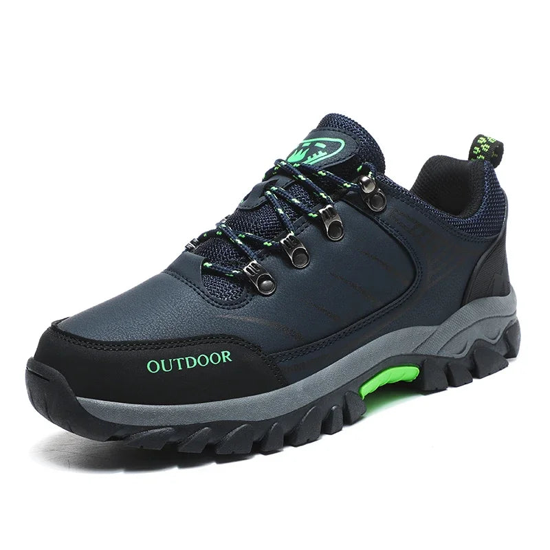 Hiking Boots Man Winter Sneakers Luxury Designer Men's Leather Boots Models Winter Shoes Anti Slip Sneakers Platform Ankle Boots
