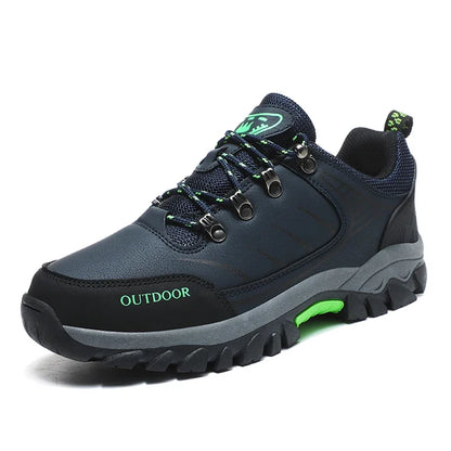 Hiking Boots Man Winter Sneakers Luxury Designer Men's Leather Boots Models Winter Shoes Anti Slip Sneakers Platform Ankle Boots