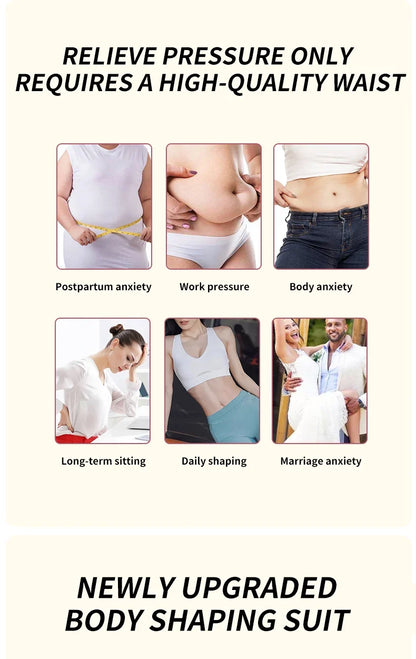 U-shaped Waist Trainer Corset Workout Body Shaper Breast Lifted Waist Trainer Soft Steel Bone Slimming Women's Shapewear