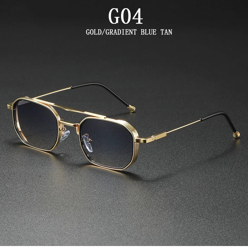 2025 Square Sunglasses Women Trendy Vintage Steampunk Sunglass Men Luxe Fashion Glasses Gafas De Sol Hombre Lunette Soleil Femme