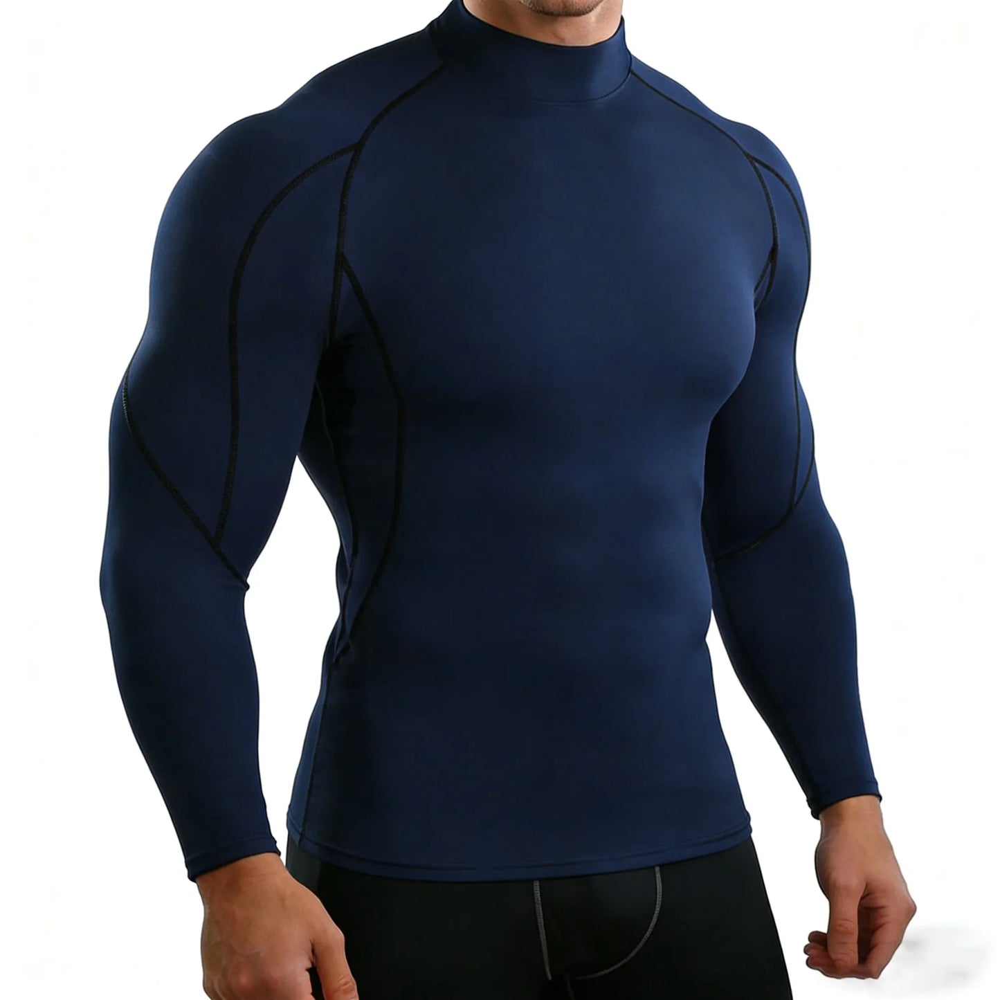 Men Running T shirt Quick Dry Bodybuilding Sport Shirt Long Sleeve Shirts Compression Top Fitness Tight Rashgard Gym T-Shirt Men