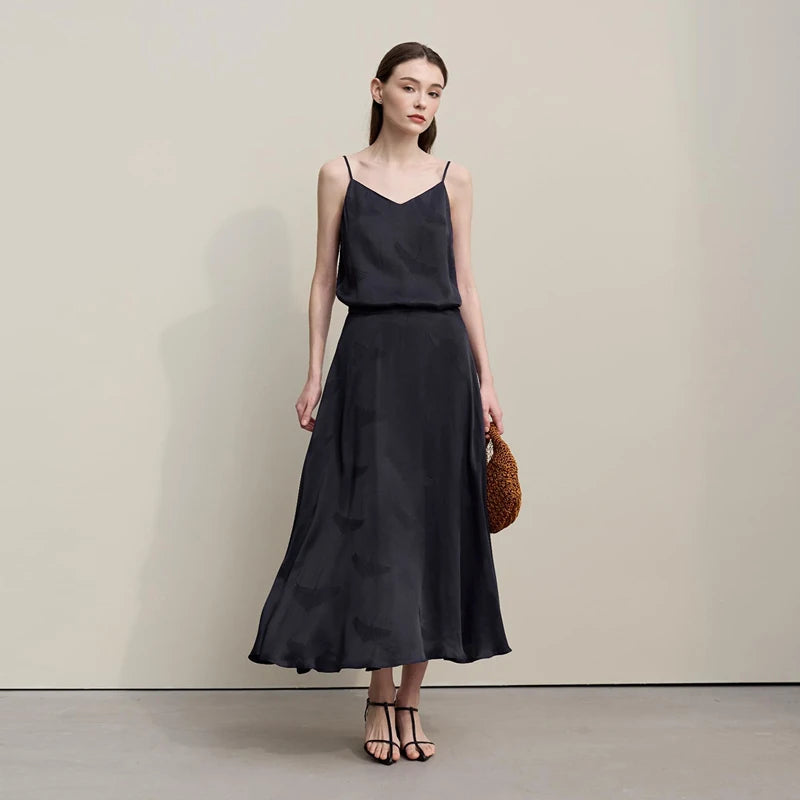 Long Skirts For Women 2026 Spring New Elegant Chinese Style Jacquard Skirt Women's Casual Loose Umbrella Skirt 12651008