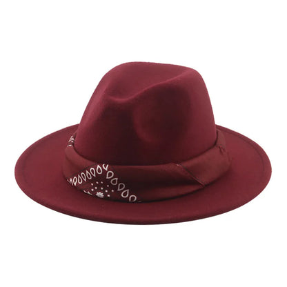 Hats for Women Fedoras Felted Hat Men Women Band Western Cowboy Jazz Caps Dancer Outdoor Women Fedora Hat шляпа женская шляпа