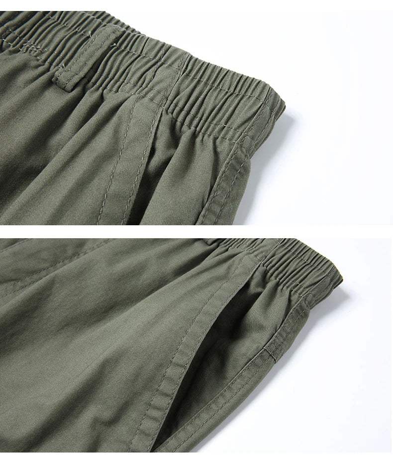 Plus Size Men's Shorts Casual Cargo Shorts Summer Cotton Work Shorts Outdoor Sweatpants Cool Breathable