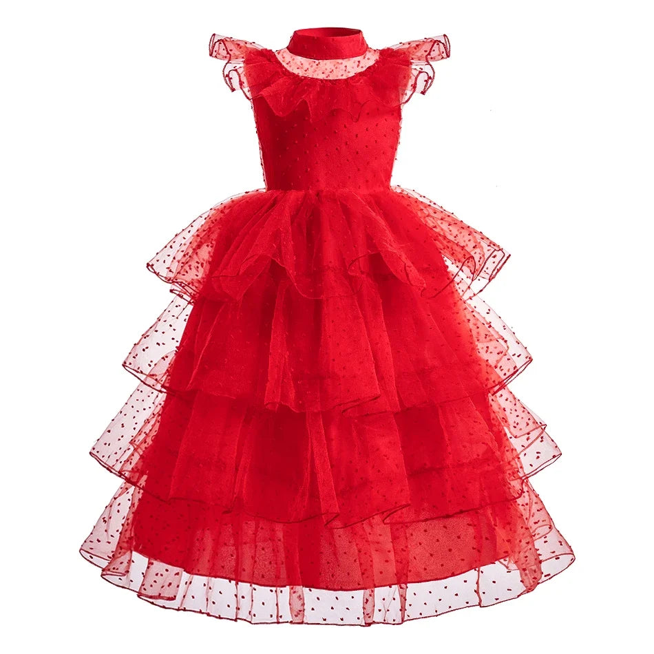 Girls Elsa Anna Dress Children Princess Carnival Dress Kids Jasmine Rapunzel Pageant Flower Disguise Birthday Cosplay Costume