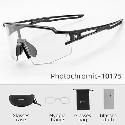 Cycling Glasses Photochromic Glasses Bicycle Glasses Eyewear Goggles Windproof Bicycle Outdoor Sports Sunglasses