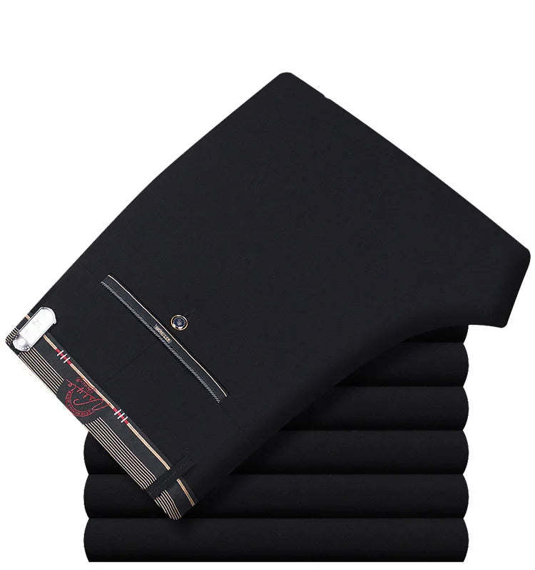 Mens Suit Pants Summer Thin Men Dress Pants Straight Business Office Mens Formal Pants Big Size Classic Trousers Male