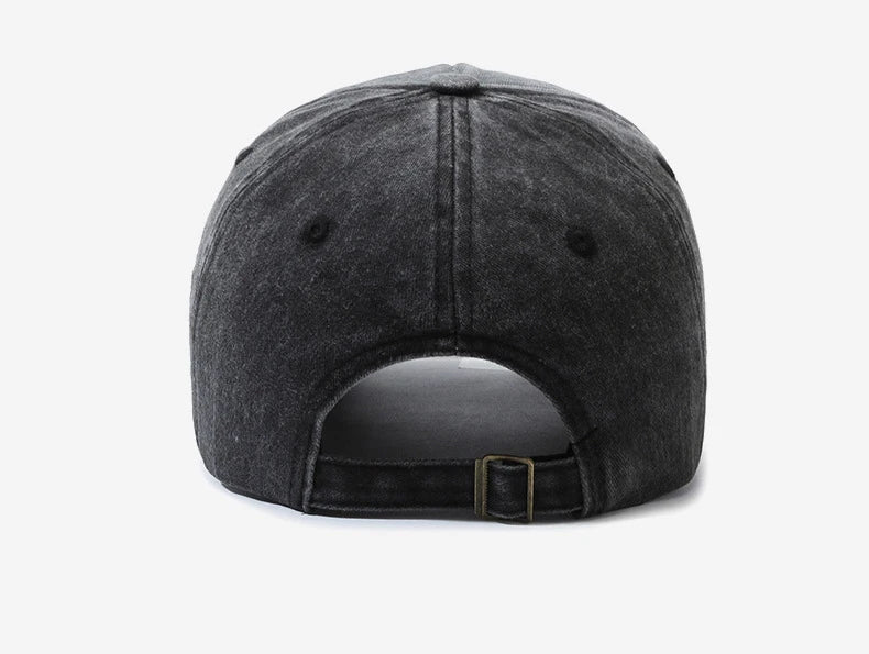 Four Seasons New Baseball Cap Retro Distressed Casual Outdoor Sports Hat Spring And Autumn Sunhat Letter Embroidery Cap Men