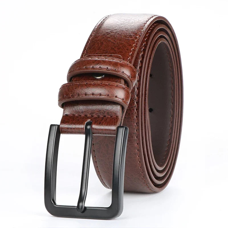 men's leather pin buckle casual retro leather belt youth jeans belt, Father's Day Gift