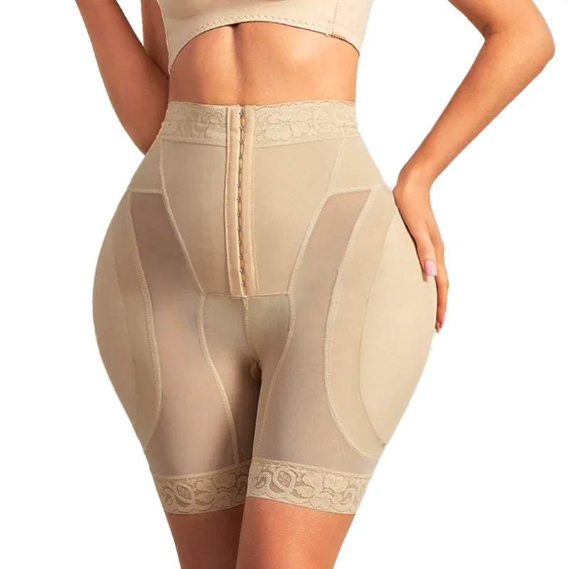Women High Waist Hip Pad Shaper Panties Padded Hip Enhancer Shapewear Shorts Breathable Butt Lifting Body Shaper Push Up Panties