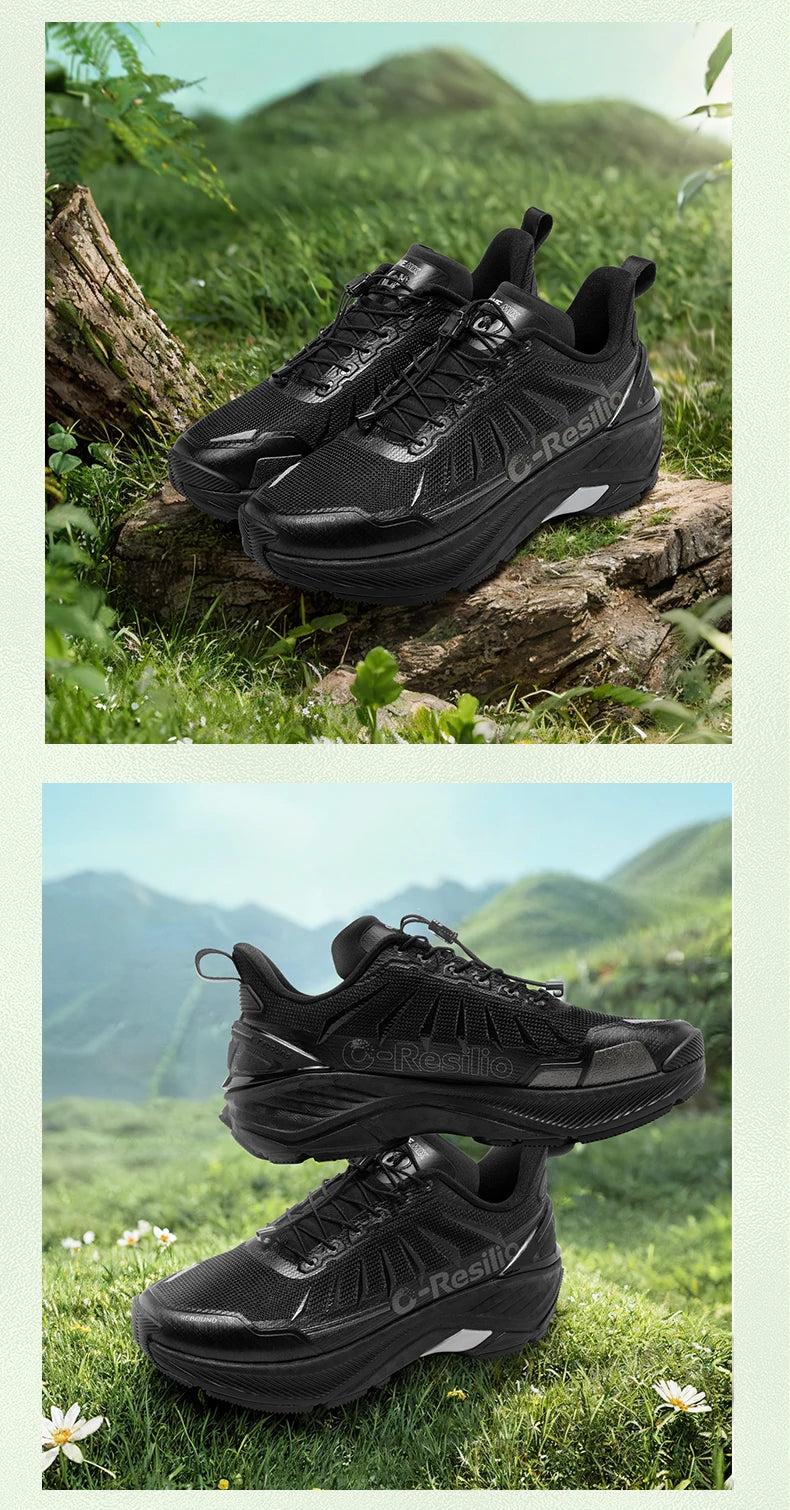 Trail Running Shoes Non-Slip Lightweight Sport Shoes Breathable Durable Hiking Male Athletic Anti-Slippery Men's Sneakers