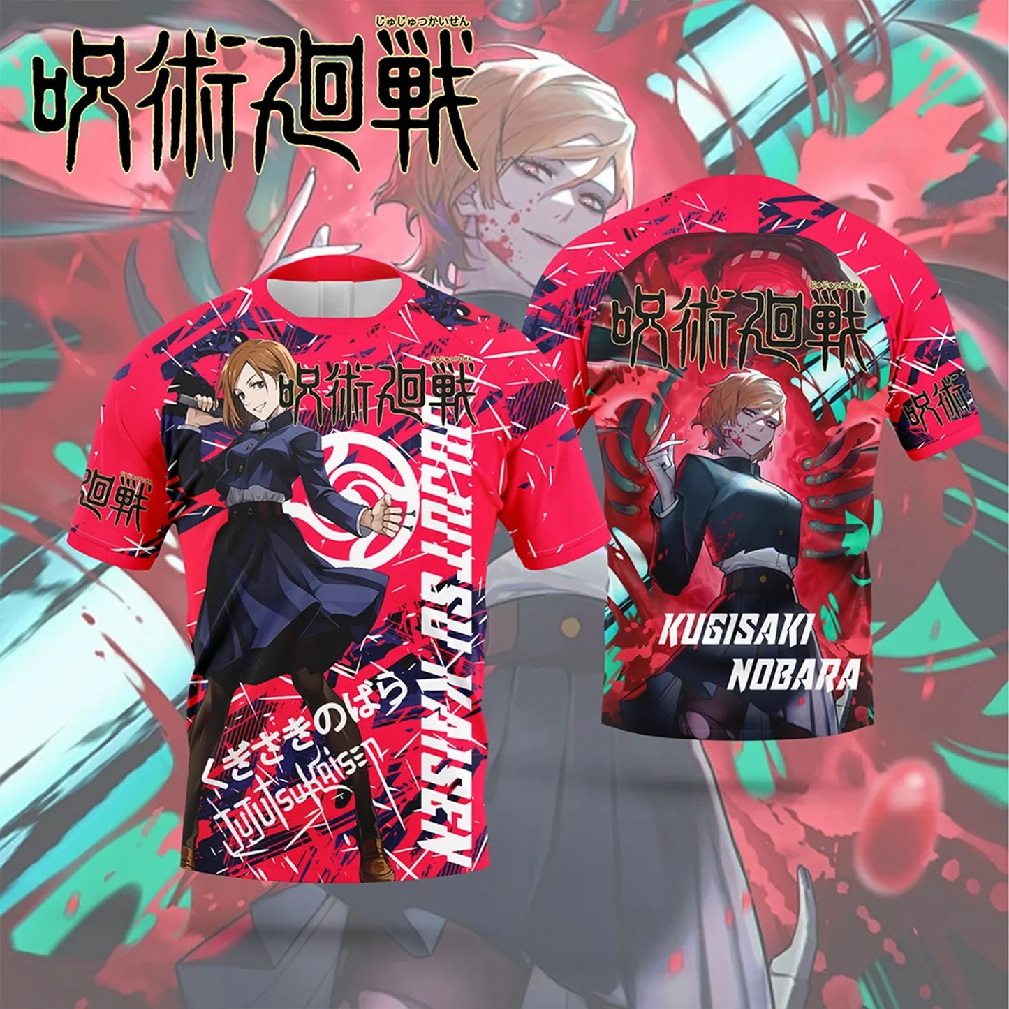 Bandai Jujutsu Kaisen Anime Character-themed Jerseys Adult Kids Athleisure T-Shirts Summer Quick-drying Soft Lightweight Comfy