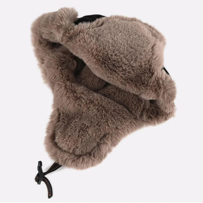 Russian Hat New Thick Warm Soft Fur Winter Hats Men Women Windproof Snow Ski Trapper Earflap Cap Male Female Bomber Hat