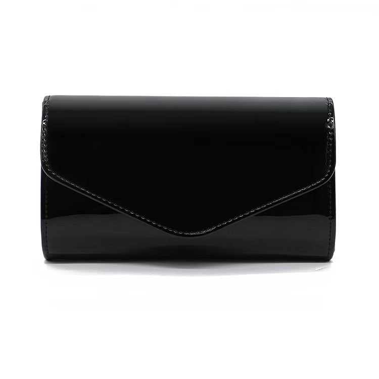 Patent Leather Envelope Clutch Purse Shiny Candy Color Cover Day Clutches Evening Bag for Women Shoulder Handbags Bolso Mujer