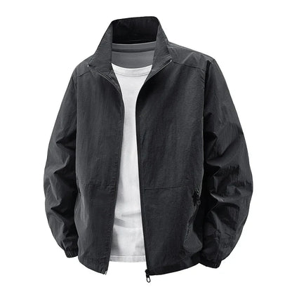 Men Outdoor Cycling High Quality UV Resistant Jacket Fashionable Versatile Windproof Breathable Jacket Spring Autumn Comfortable