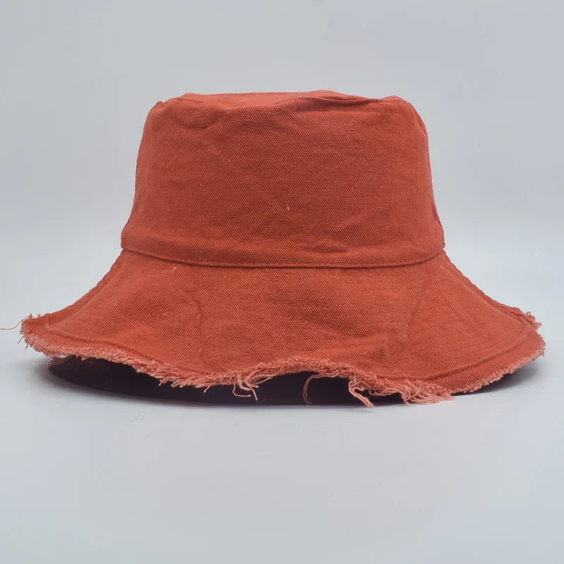 Wholesale New Bob Summer Bucket Hats Reversible Men Ladies Cotton Outdoor Sports Pull Up Fashion Panama Sun Hat Gift Wine Party