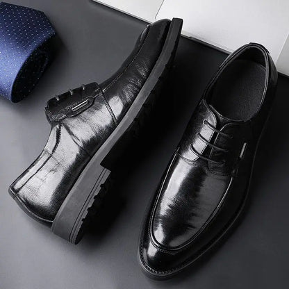 2026 Men's Height Increasing Dress Shoes Business Casual Elevator Oxfords Wedding Office Formal Spring Autumn Fashion