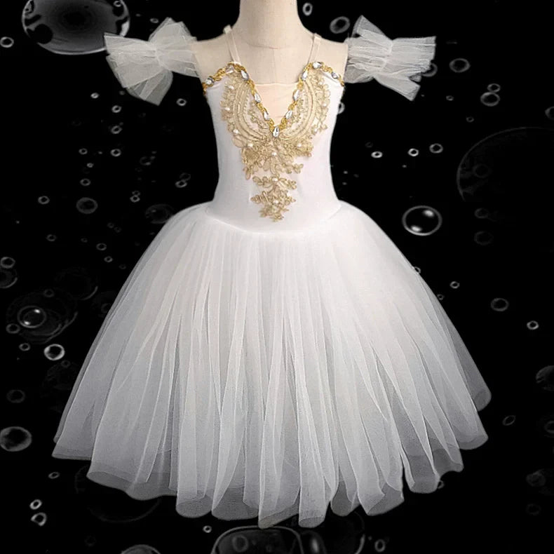 Girl Ballet Dress Tutu Outfit Vestidos Princess Dance Costumes Kids Clothes Summer Girls Dresses Ballet Leotards Children's Day