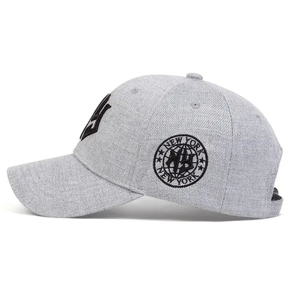 Unisex NG Letter Embroidery Baseball Caps Spring Autumn Outdoor Adjustable Casual Hats Sunscreen Hat