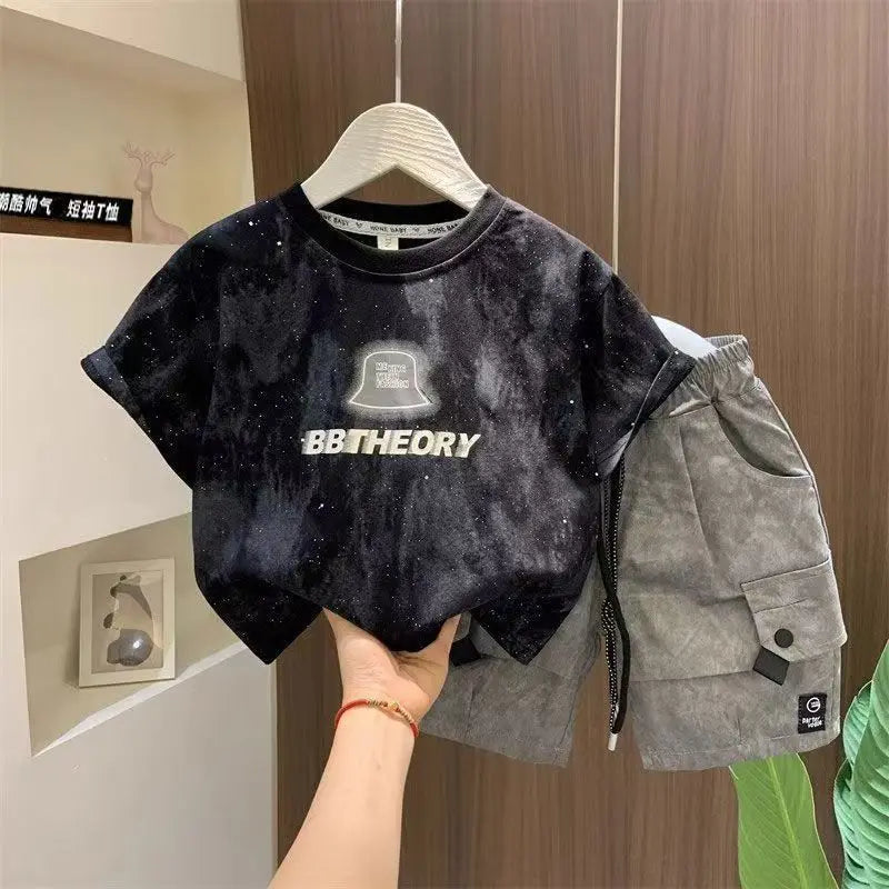New Summer Infant Boys Clothing Suits Children Casual T-Shirt Shorts 2Pcs/Set Toddler Baby Girl Clothes Costume Kids Tracksuits