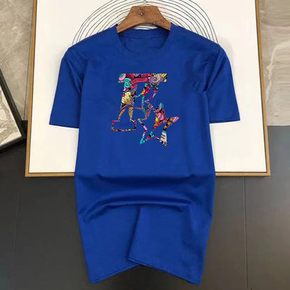 Men's and Women's New Star K Top Basic Cotton T-shirt Summer round neck fashionable casual short sleeves