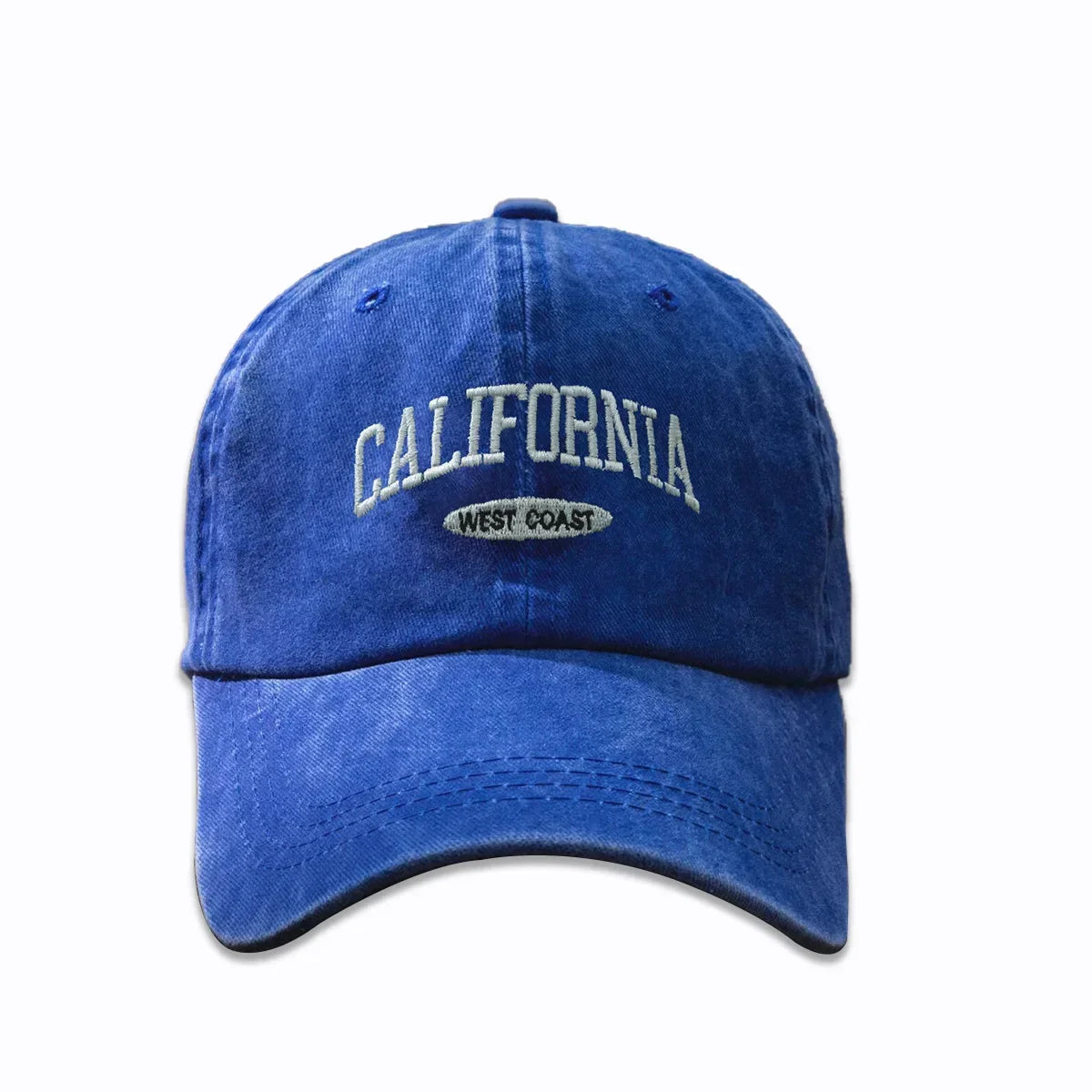 Cotton Retro Vintage Baseball Cap Men Women Denim Embroidered Letters Hat Cotton Soft Top Caps Casual Retro Unisex Hats