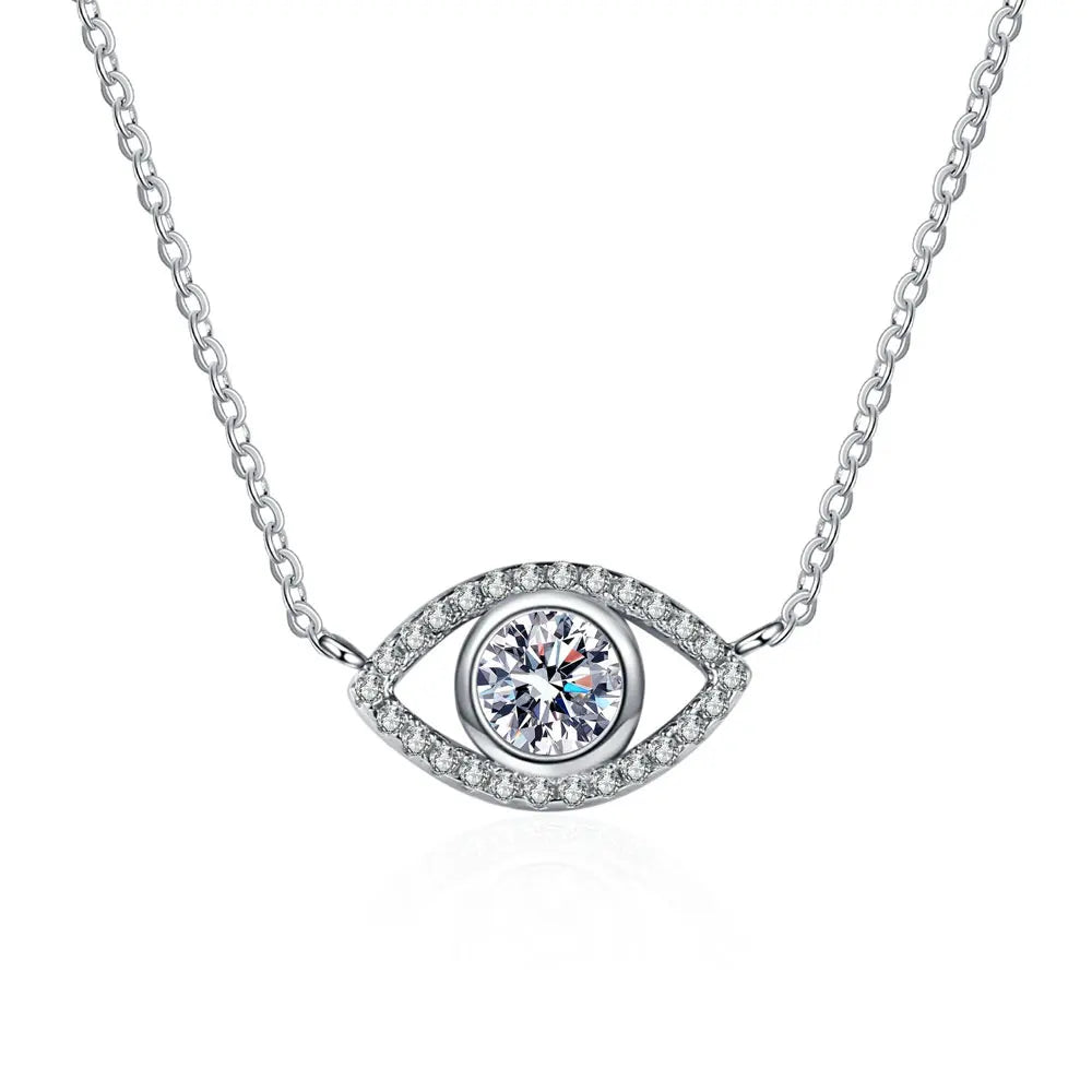5mm D Color Moissanite Necklace Lab Diamond GRA Certified Fine Jewelry 925 Sterling Silver Necklaces Wedding for Women
