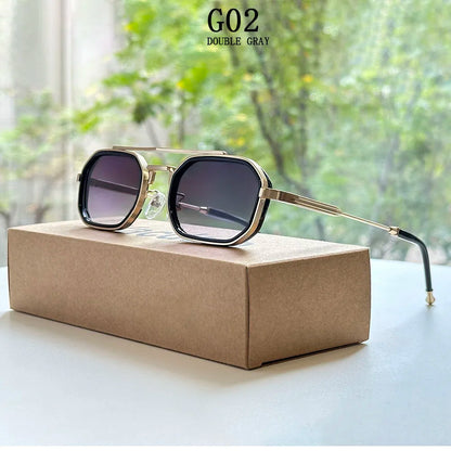 2026 Square Sunglass Men Vintage Fashion Glasses Steampunk Sunglasses Women Trendy Gafas De Sol Hombre Luxe Lunette Soleil Femme