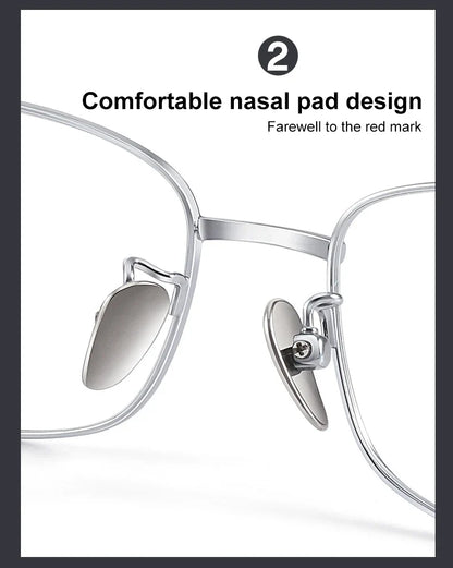 Ultra-light Women's Small Frame Geometric Design Men's Anti-blue Light Glasses Can Be Customized Prescription 8027