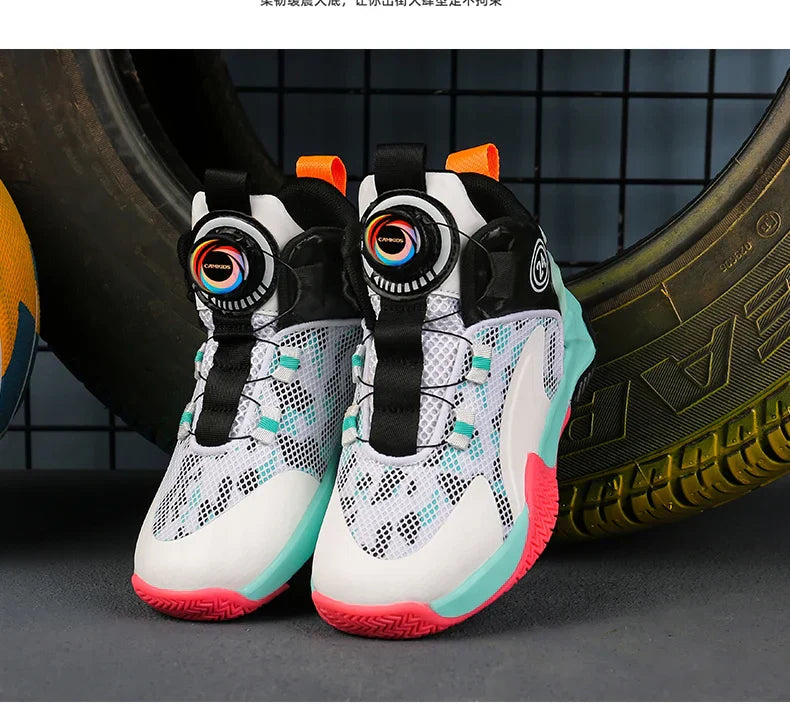 New high-quality breathable and fashionable casual basketball shoes for children and boys