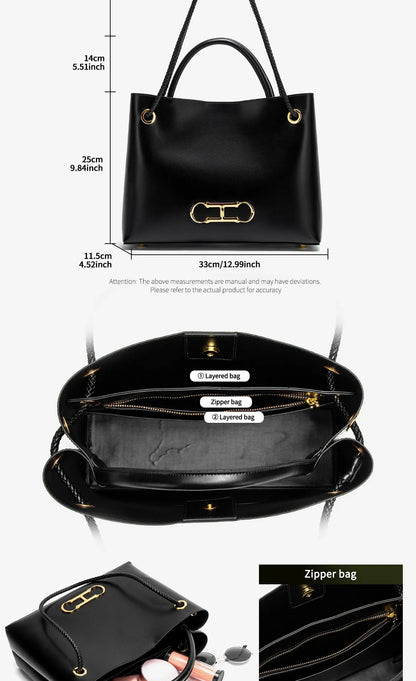 Solid Color New Arrival Classic Style Women's Handbag Retro Elegance Exquisite and Versatile Fashionable Women's Shoulder Bag