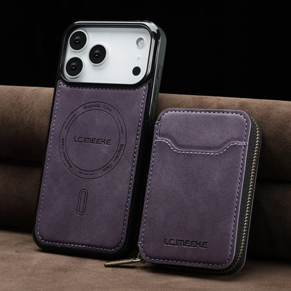 Detachable Magnetic Wallet Leather Phone Case for IPhone 17 Pro Max Air 16 Plus 15 14 13 12 11 Pro 16E Anti-Theft Brush Cover