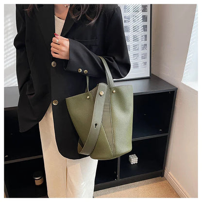 Fashion Trending Brand Luxury Designer Women Bags Female Handbags Solid Bucket Bag For Women 2026 Crossbody Shoulder Bags Totes