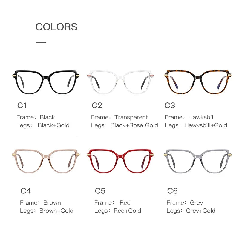 Stylish Large Frame Simple Geometric Design Anti-blue Light Reading Glasses Customized Prescription Available PFD2210