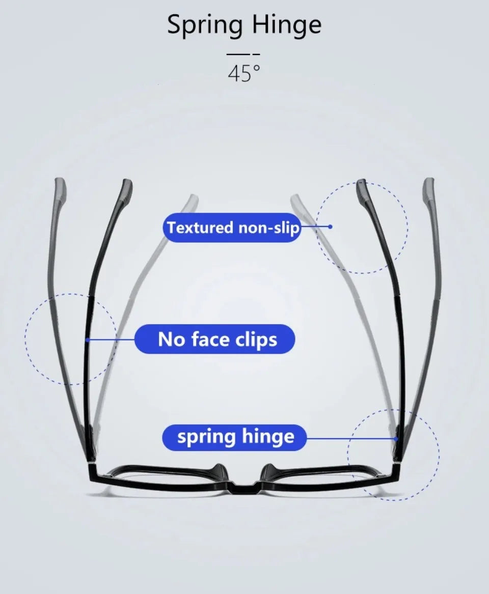 Flip-up Magnetic Clip-on Prescription Glasses Men Women TR90 Polarised Myopia Sunglasses Night Vision Reading Glasses 2191