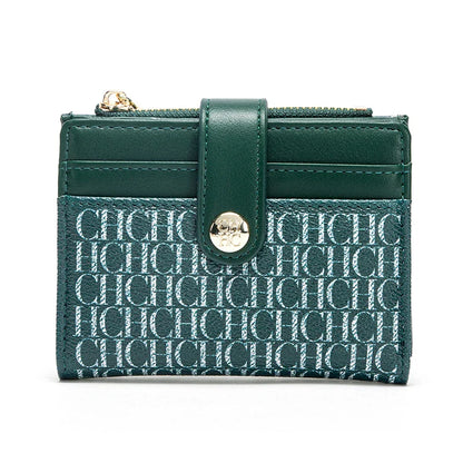 Women's Wallet Simple Wine Red Zero Wallet Credit Card Bag