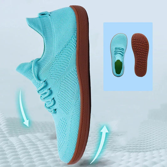 Unisex Minimalist Barefoot Shoes Lightweight Breathable Wide Toe Sneakers for Outdoor Casual Walking