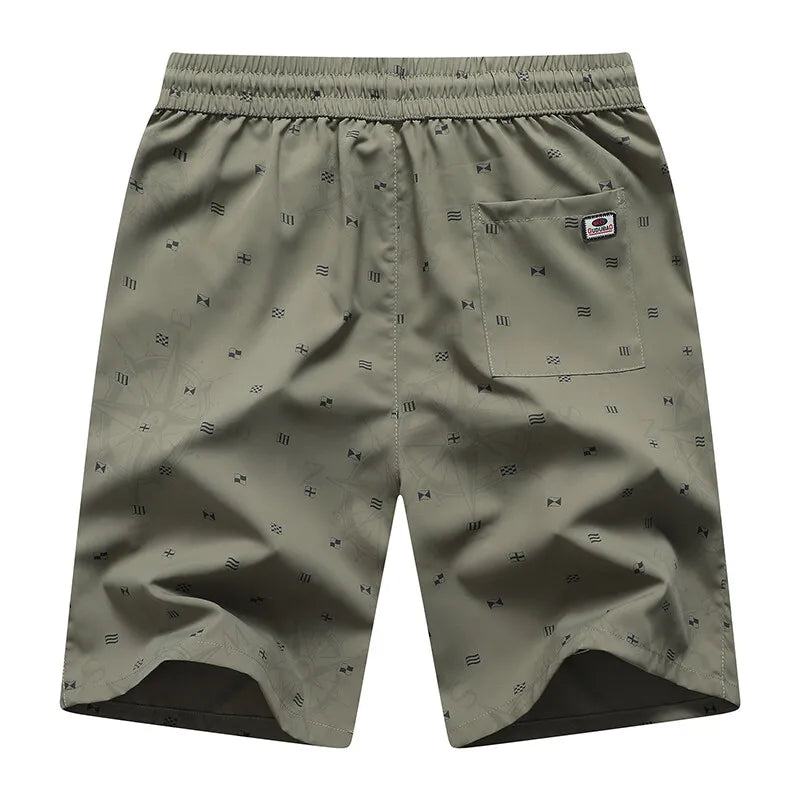 Big Size Men's Casual Shorts Summer Light Weight Shorts Outdoor Sports Cool Breathable Beach Relaxed Fit Cotton Cargo Shorts