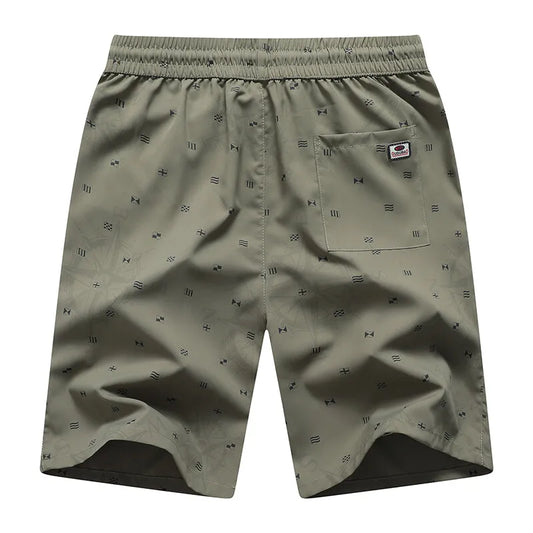 Big Size Men's Casual Shorts Summer Light Weight Shorts Outdoor Sports Cool Breathable Beach Relaxed Fit Cotton Cargo Shorts