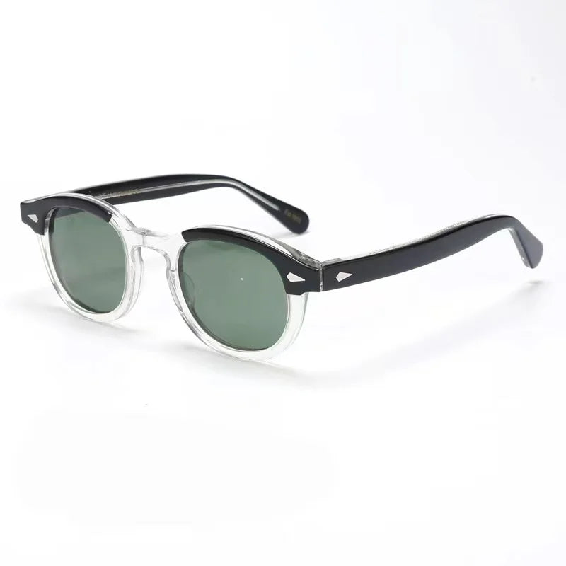 Authentic Johnny Depp LEMTOSH Fashion Top Quality Acetate Frames Men Women Sun Glasses Casual Square Vintage Male Couple Eyewear