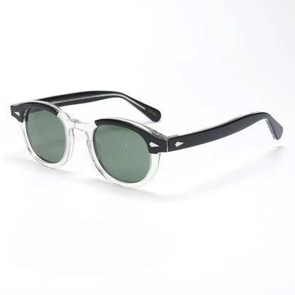 Authentic Johnny Depp LEMTOSH Fashion Top Quality Acetate Frames Men Women Sun Glasses Casual Square Vintage Male Couple Eyewear